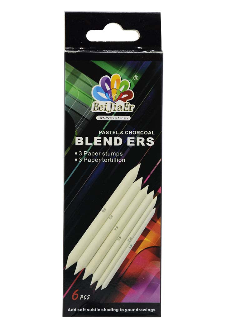 BEIJIAER - Pastel & Charcoal 6PCS