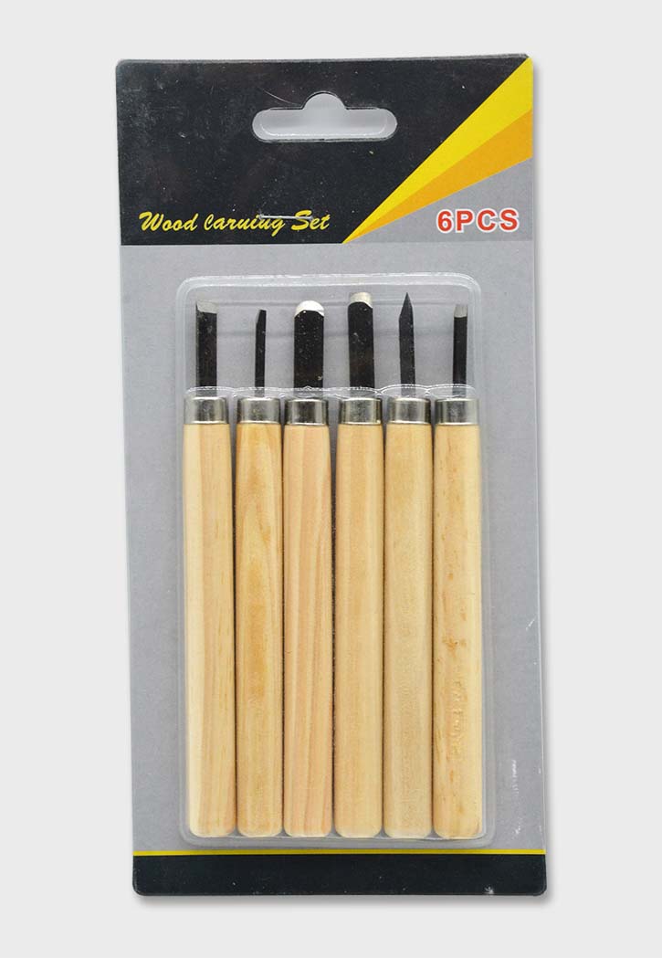 Wood Craving Set 6Pcs