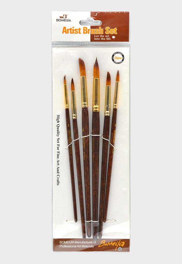 Bomeijia - Round Brush Set 6PCS
