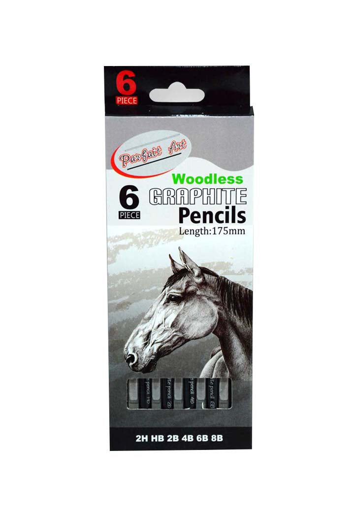 Woodless Graphite Pencil 6Pcs
