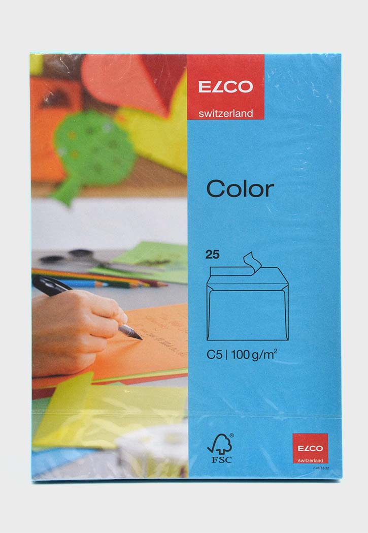 Elco - Color Envelope C5 100GSM 25PCS