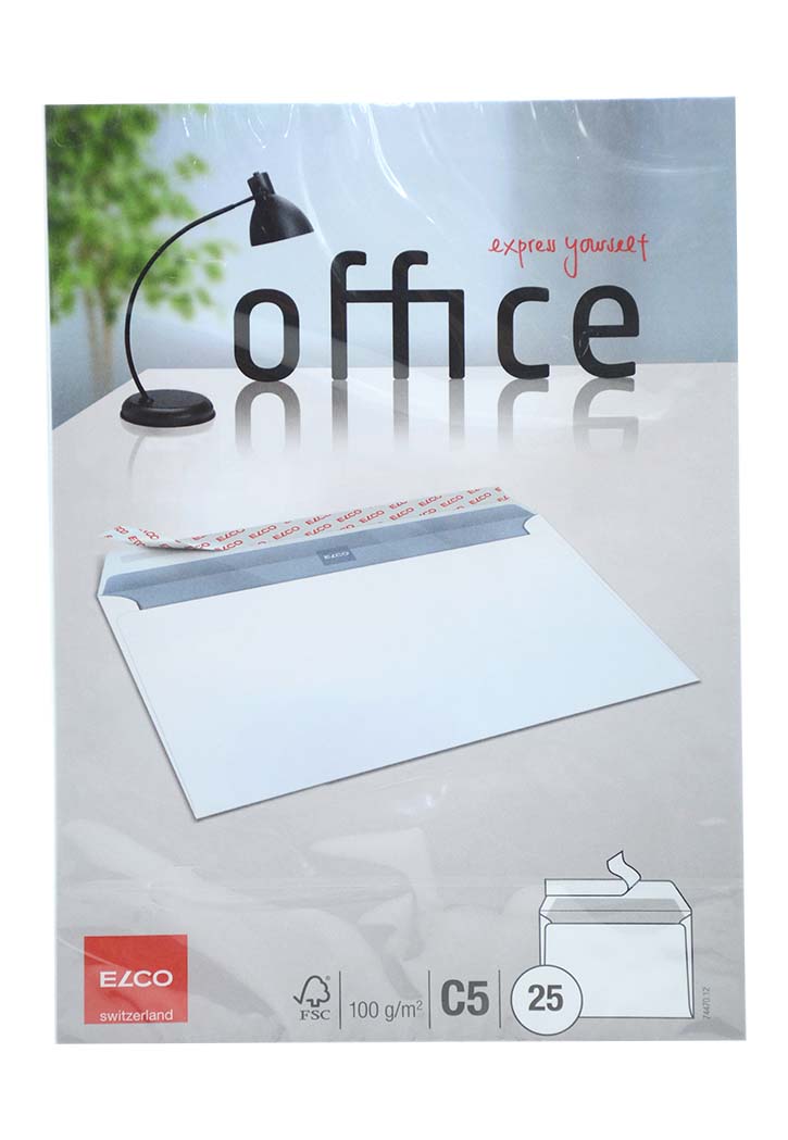 Elco - White Envelopes Self Adh C5