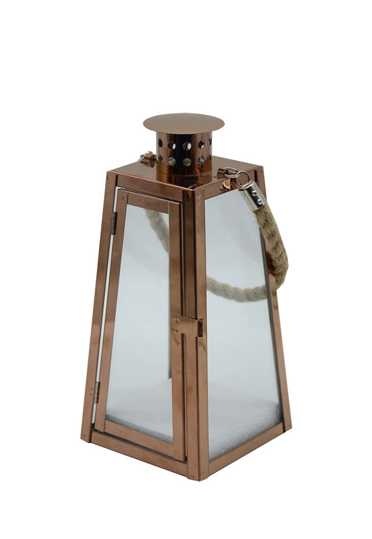 Bronze Metal Lantern 25X12CM