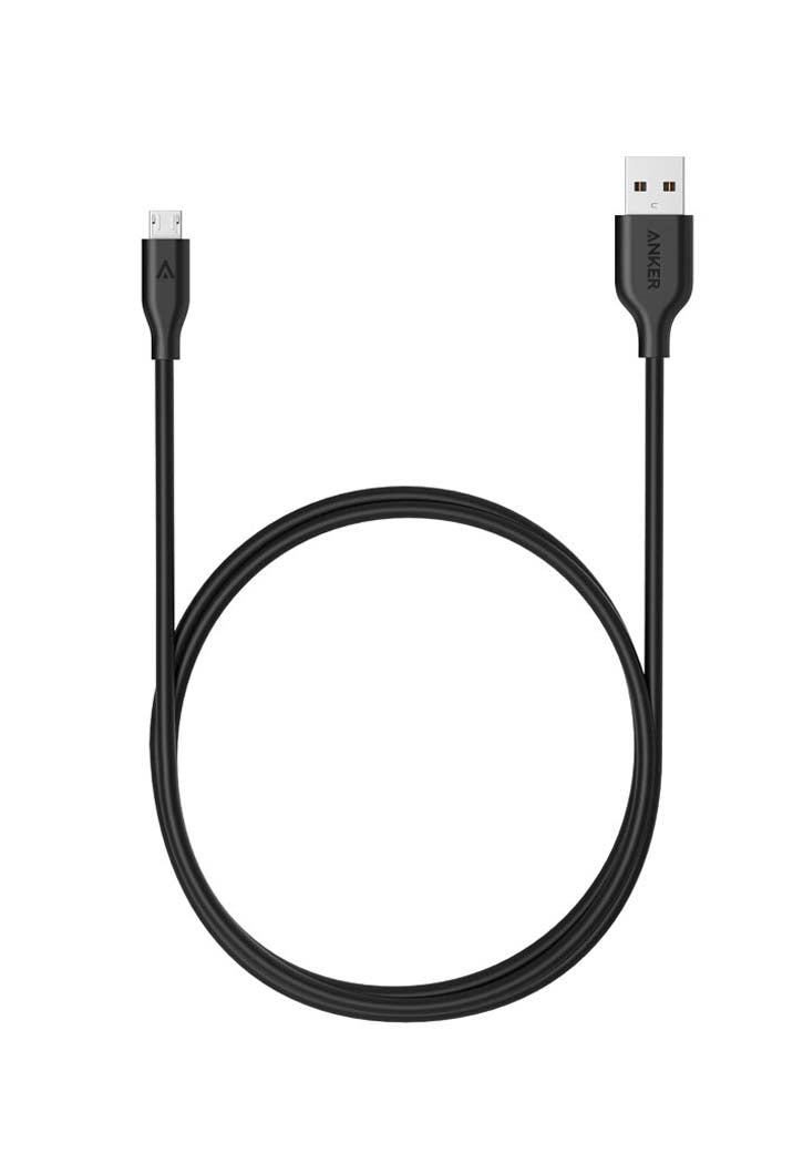 Anker - Powerline Micro Usb Cable 3FT (Black)