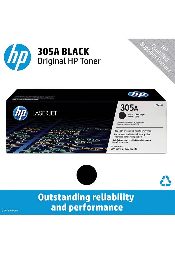 حبر طابعة ليزر اسود HP - Laserjet Toner CE410A 305A (Black)