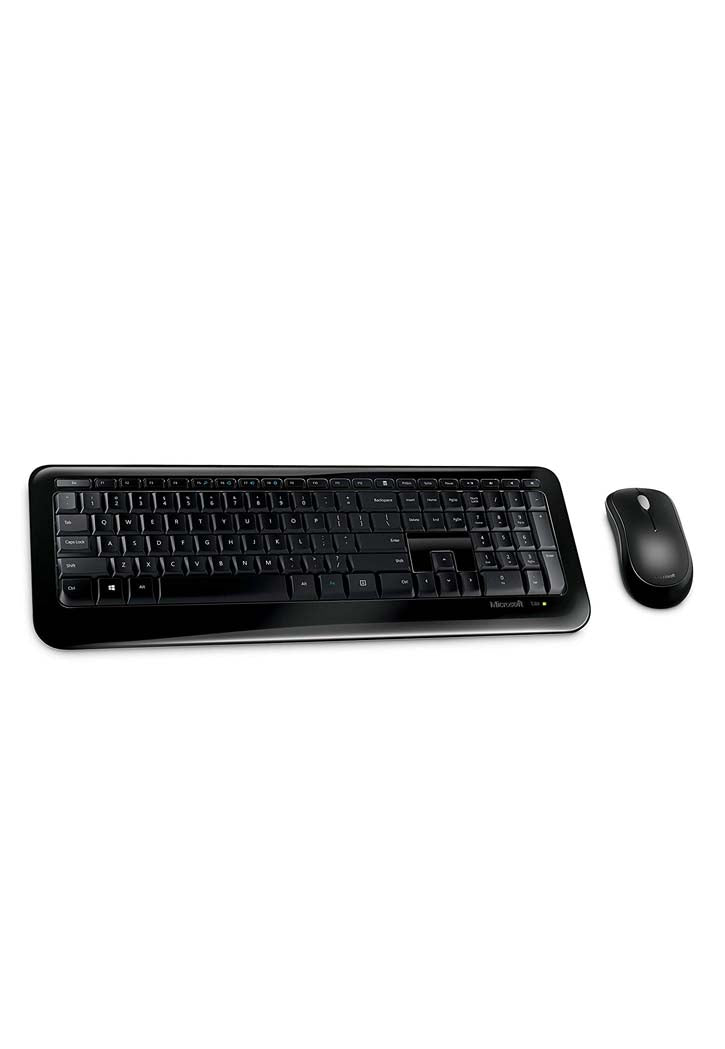 كيبورد لوحة مفاتيح لا سلكي وايرلس مع ماوس Microsoft - Wireless Keyboard And Mouse