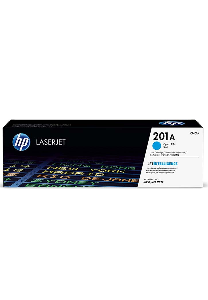 حبر طابعة ليزر ملون ازرق ساين HP - Laserjet Toner CF401A 201A (Cyan)