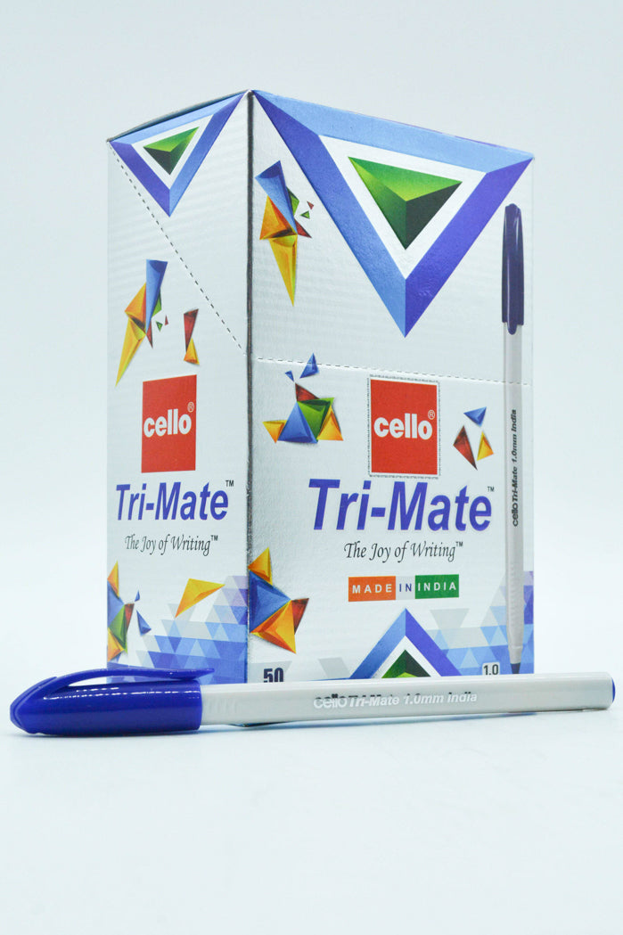 50-Piece Cello Trimate Ball Pen (Blue)