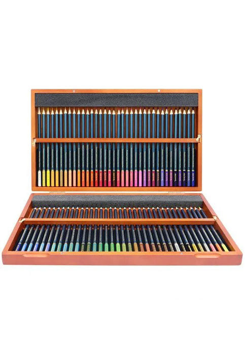 MONT MARTE PREMIUM COLOUR PENCIL SET 72PCS IN WOODEN BOX