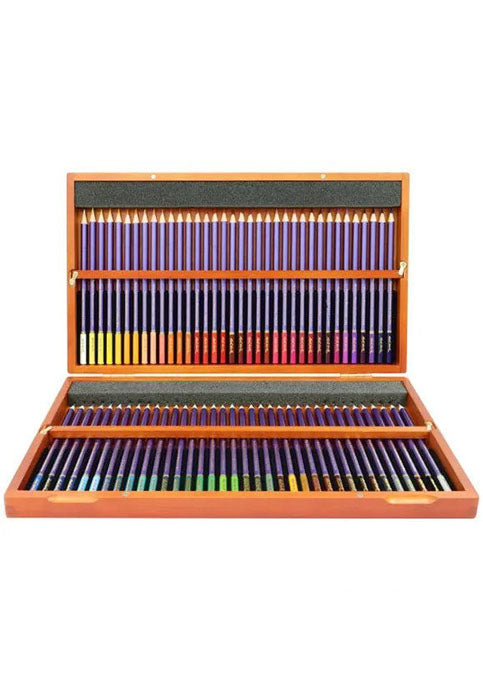 MONT MARTE PREMIUM WATERCOLOUR PENCIL SET 72PCS IN WOODEN BOX