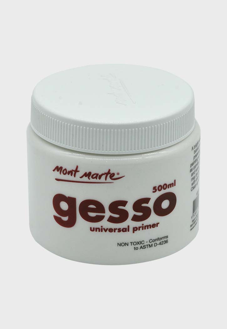 Mont Marte Gesso Primer - Clear Texture Gesso 500ml