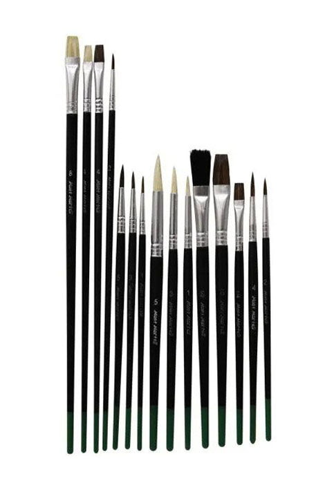 MONT MARTE STUDIO ARTIST BRUSHES 15PCS/PACK