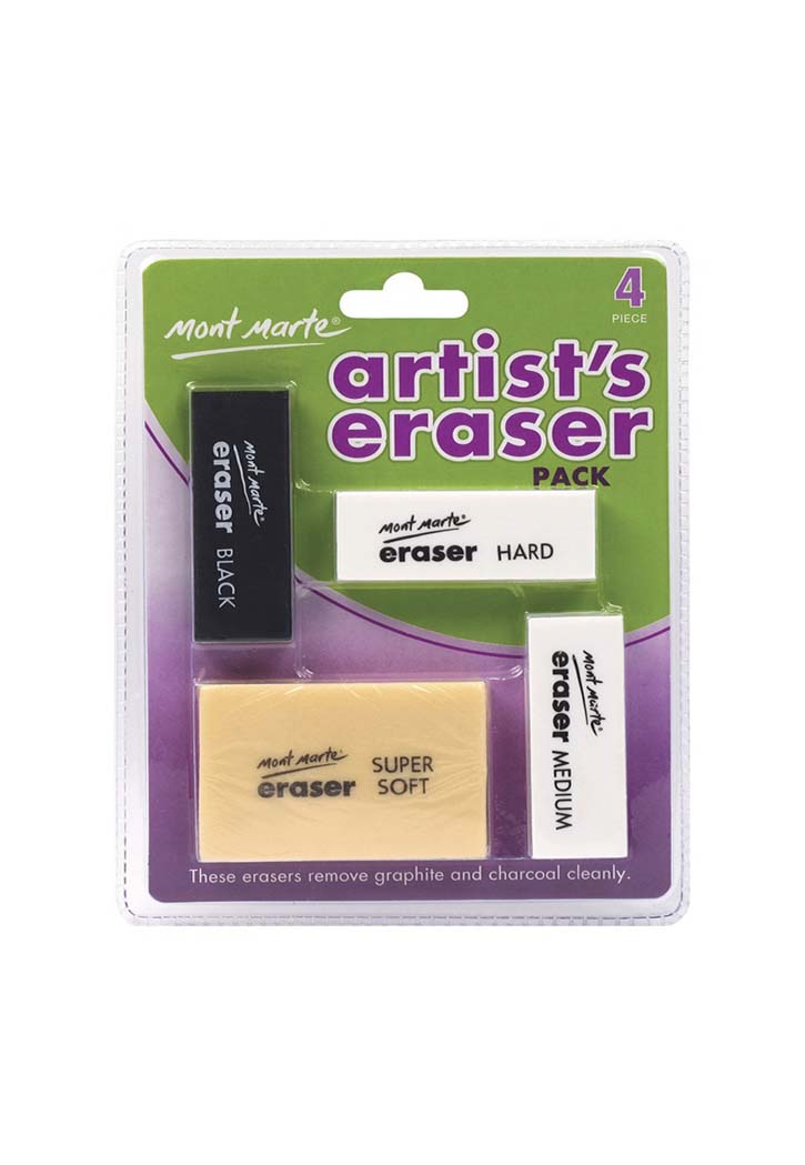 Mont Marte - Artists Eraser 4Pcs