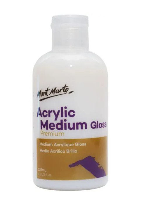 MONT MARTE PREMIUM ACRYLIC MEDIUM GLOSS 135ML