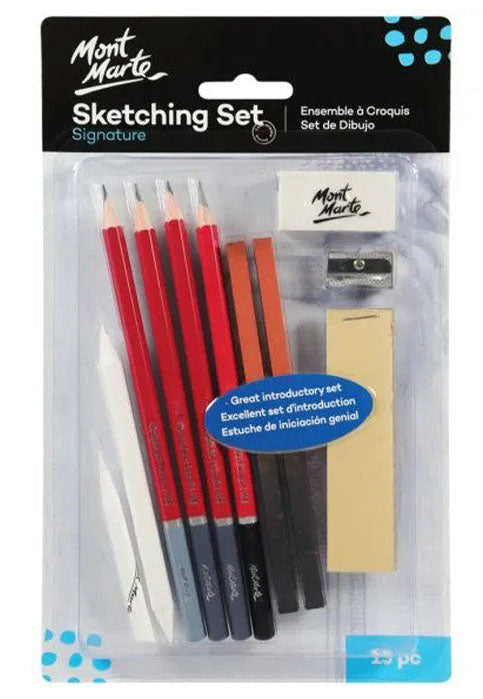 MONT MARTE SIGNATURE SKETCHING SET 13PCS IN BLISTER
