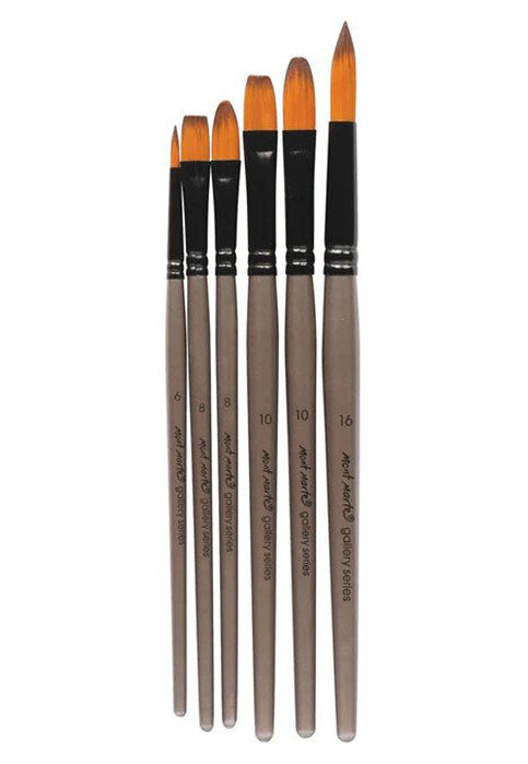 فرش اكريليك من مونت مارت MONT MARTE SIGNATURE ACRYLIC BRUSHES 6PCS/PKT BMHS0017