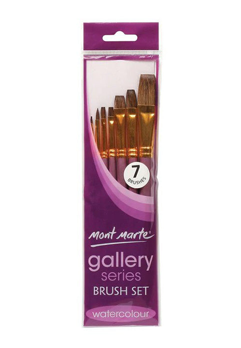MONT MARTE SIGNATURE WATERCOLOUR BRUSHES 7PCS/PKT BMHS0026