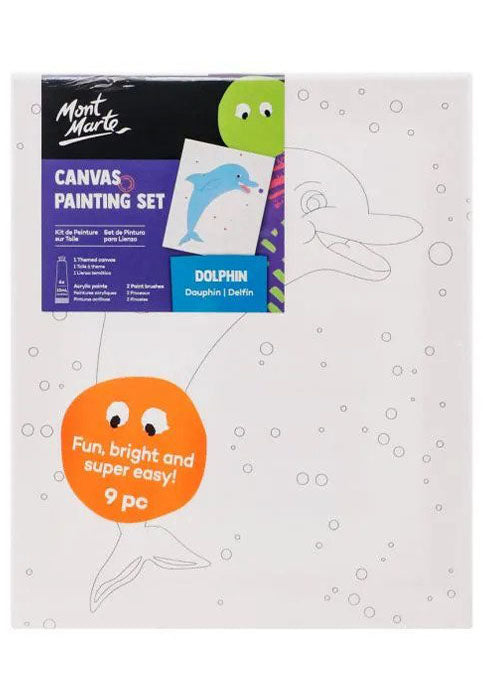 MONT MARTE KIDS PAINT ME SET 10PCS-DOLPHIN