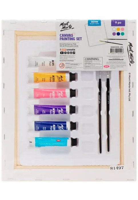MONT MARTE KIDS PAINT ME SET 10PCS-DOLPHIN