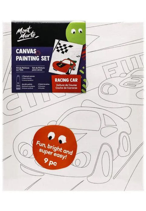 MONT MARTE KIDS PAINT ME SET 10PCS-RACING CARS