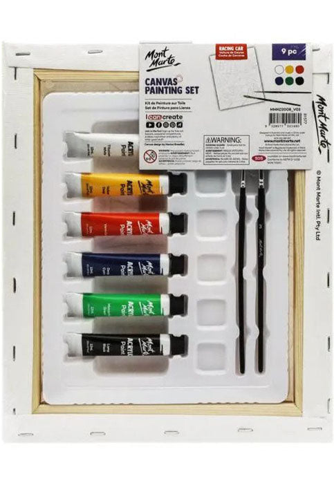 MONT MARTE KIDS PAINT ME SET 10PCS-RACING CARS