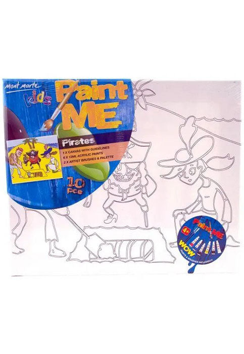 MONT MARTE KIDS PAINT ME SET 10PCS-PIRATES