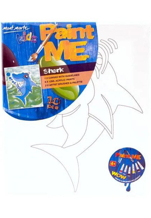 MONT MARTE KIDS PAINT ME SET 10PCS-SHARK