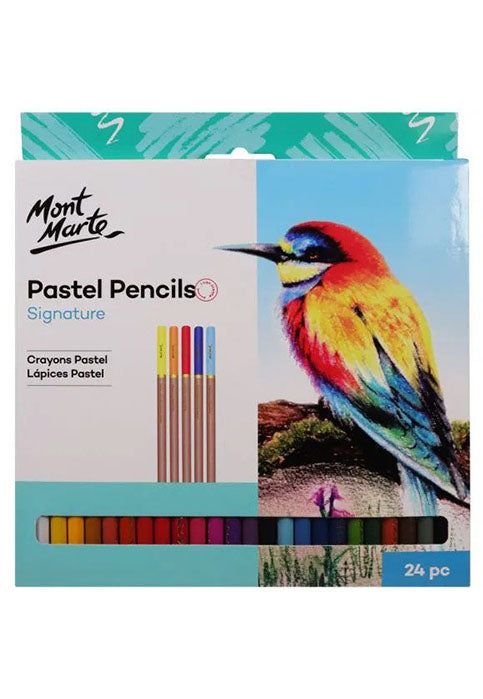 MONT MARTE SIGNATURE PASTEL PENCILS 24PCS/PACK
