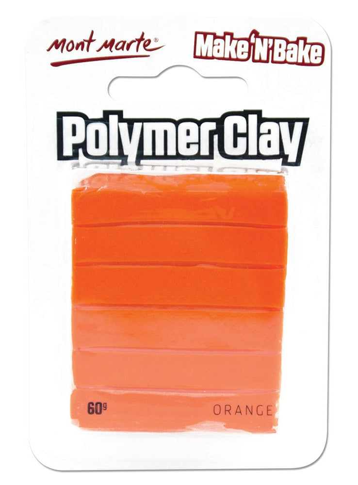 Mont Marte - Orange Polymer Clay 60G