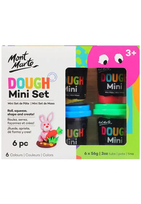 MONT MARTE DOUGH MINI SET 6COLX56G