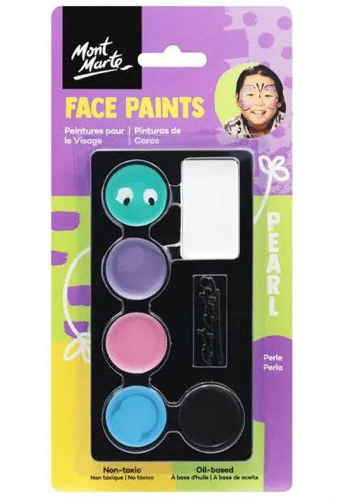 MONT MARTE KIDS FACE PAINTING PEARL KIT 6COLOURS