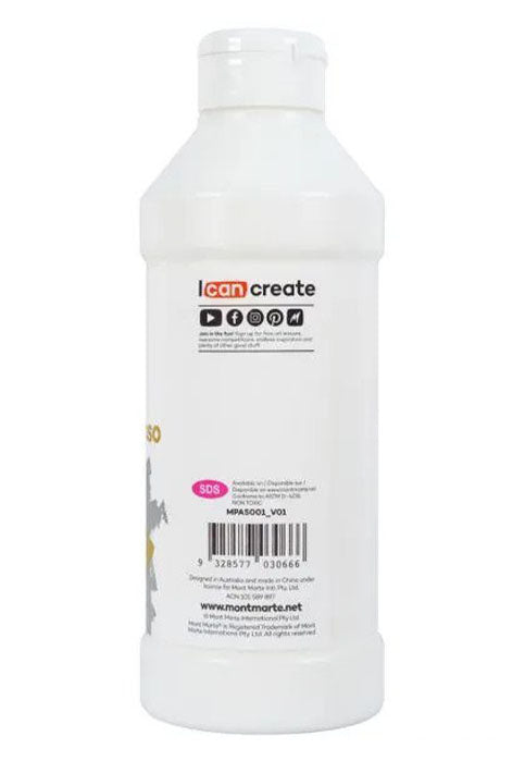 MONT MARTE PREMIUM WHITE TEXTURE GESSO 500ML