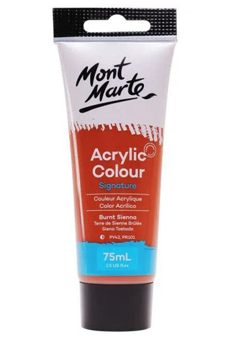 MONT MARTE ACRYLIC COLOUR SIGNATURE 75ML-BURNT SIENNA