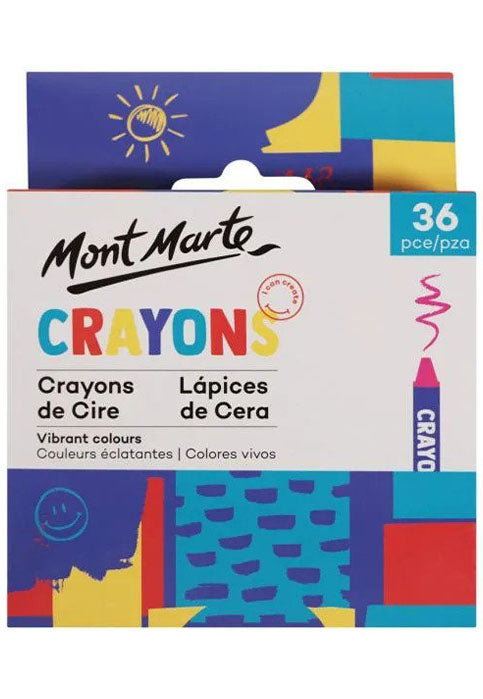 MONT MARTE CRAYONS 36PCS/PACK