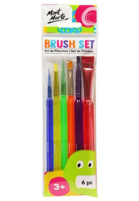 MONT MARTE BRUSH SET 6PCS/PKT MMKC0220
