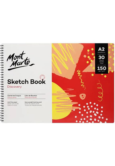 MONT MARTE DISCOVERY SKETCH BOOK 30SHT 150GSM A2
