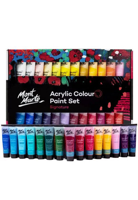 MONT MARTE SIGNATURE ACRYLIC COLOUR 48COLX36ML