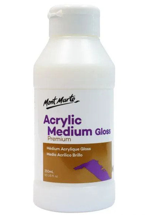 MONT MARTE PREMIUM ACRYLIC MEDIUM GLOSS 250ML