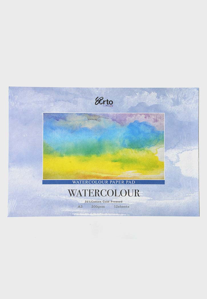 Arto - Watercolor Paper Pad A3 Cotton Cold Pressed