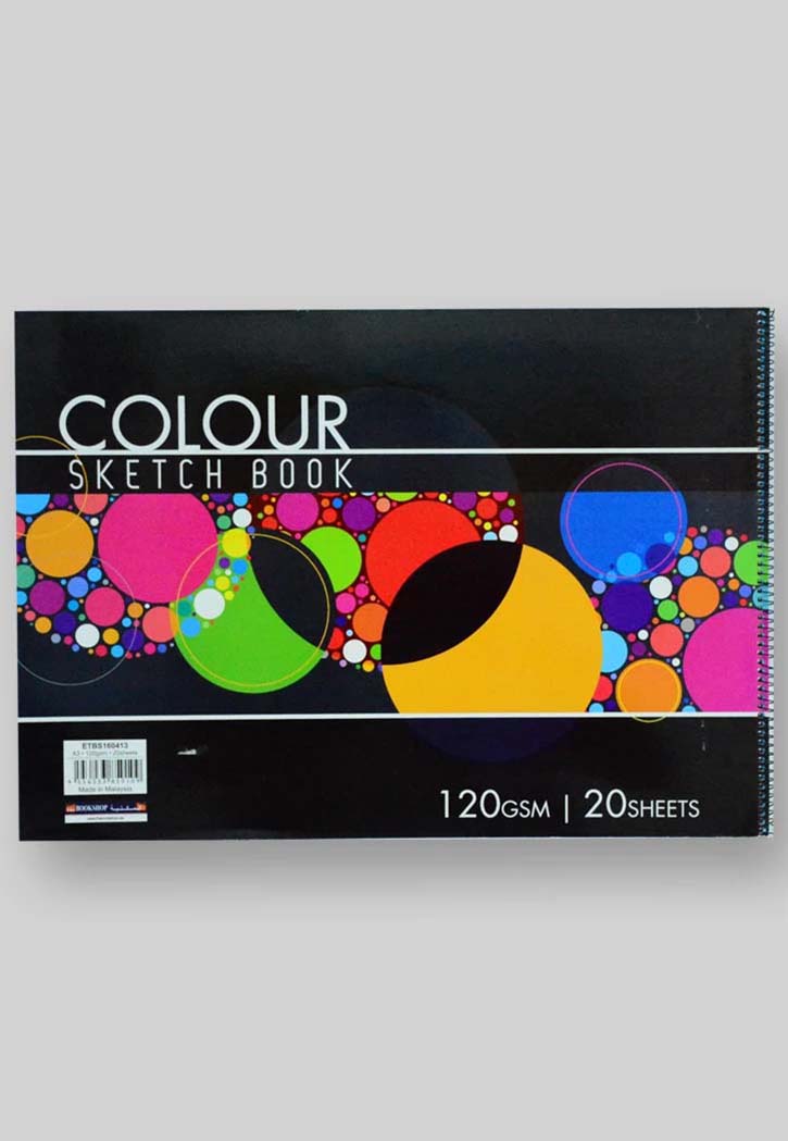COLOUR SKETCH BOOK 120GSM 20SHEETS A3-ETBS160413