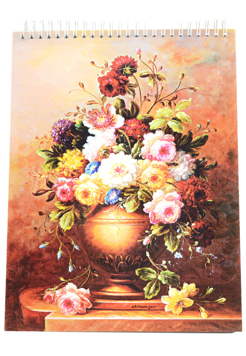 SKETCH PAD SPIRAL A4 50SHEETS A4 دفتر رسم ابيض سلك غلاف مصور 50صفحة