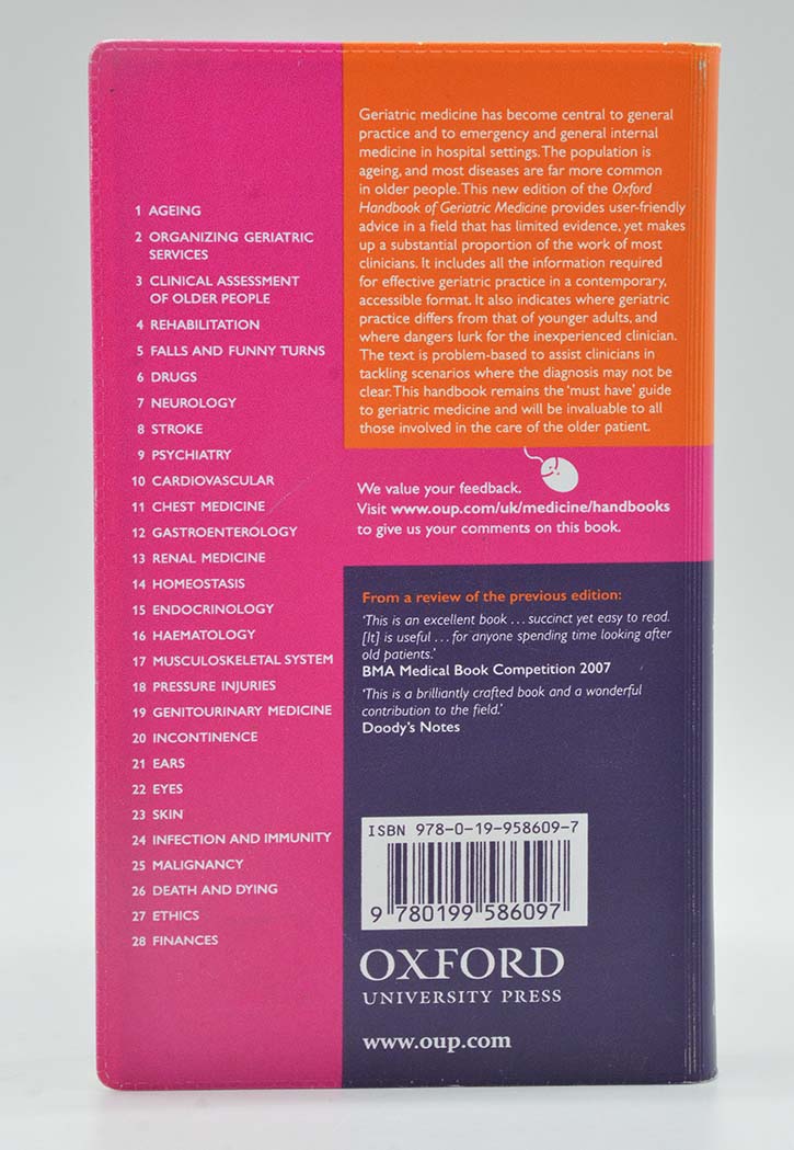 Oxford Handbook Of Geriatric Medicine 2nd Edition