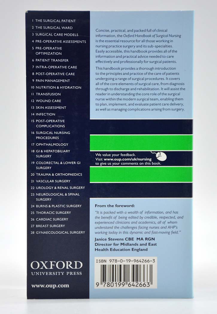 Oxford Handbook Of Surgical Nursing
