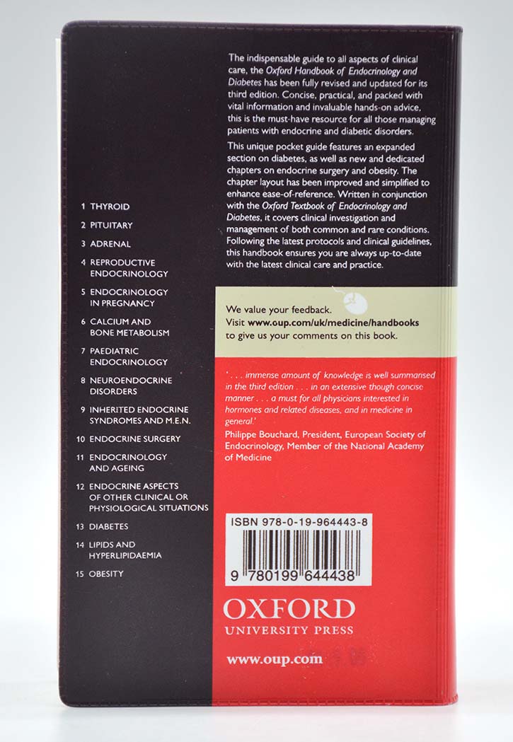 Oxford Handbook Of Endocrinology And Diabetes 3rd Edition