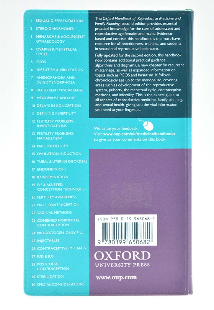 Oxford Handbook Of Reproductive Medicine And Family Planning 2nd Edition