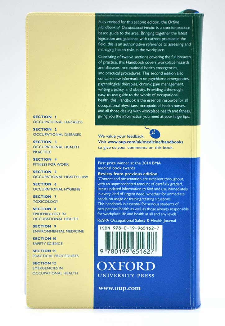 Oxford Handbook Of Occupational Health 2nd Edition