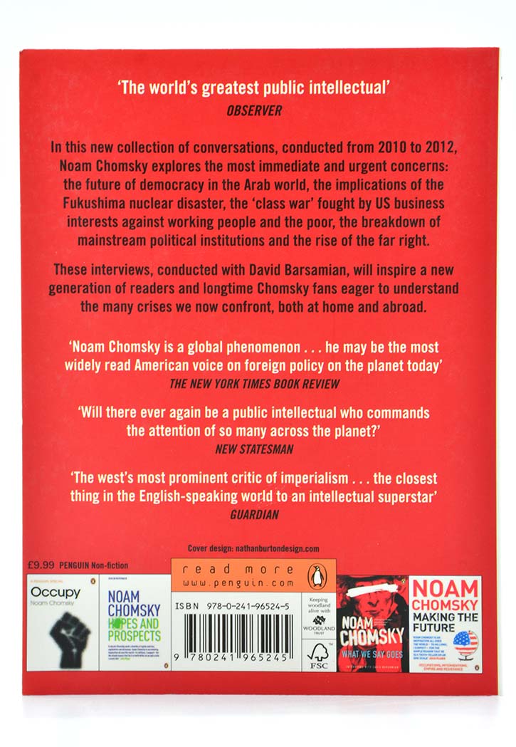 Power Systems: Conversations with David Barsamian on Global Democratic Uprisings and the New Challenges to U.S. Empire