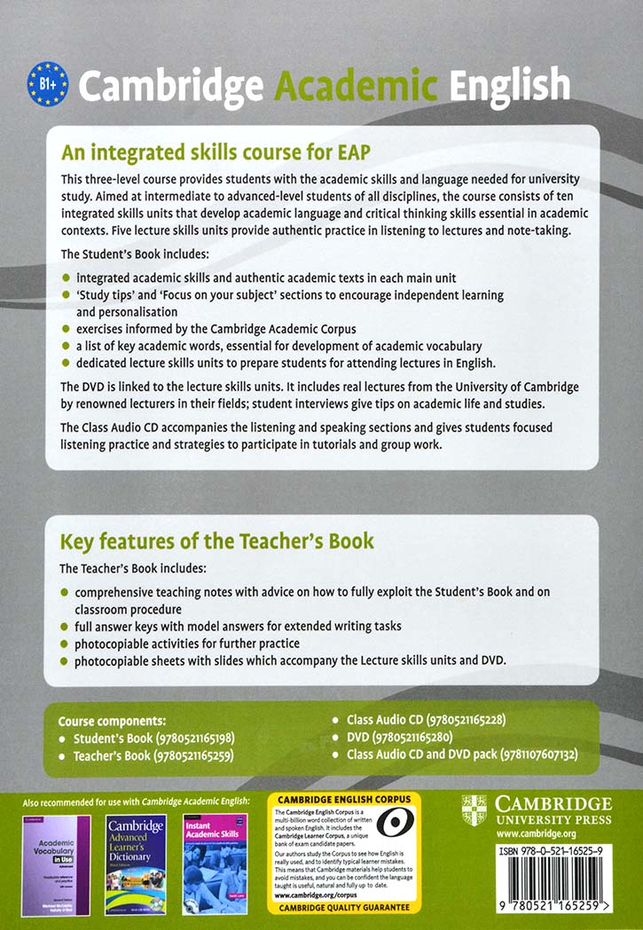 Academic English An Integrated Skills Course for EAP ( Teachers Book )