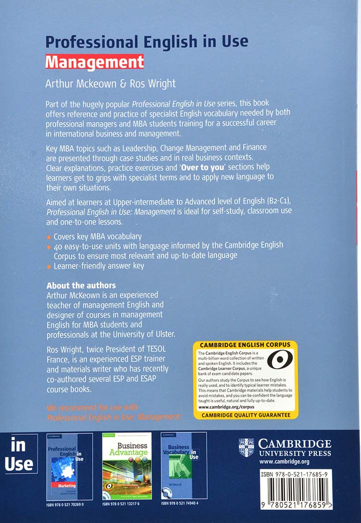 Professional English in Use Management
