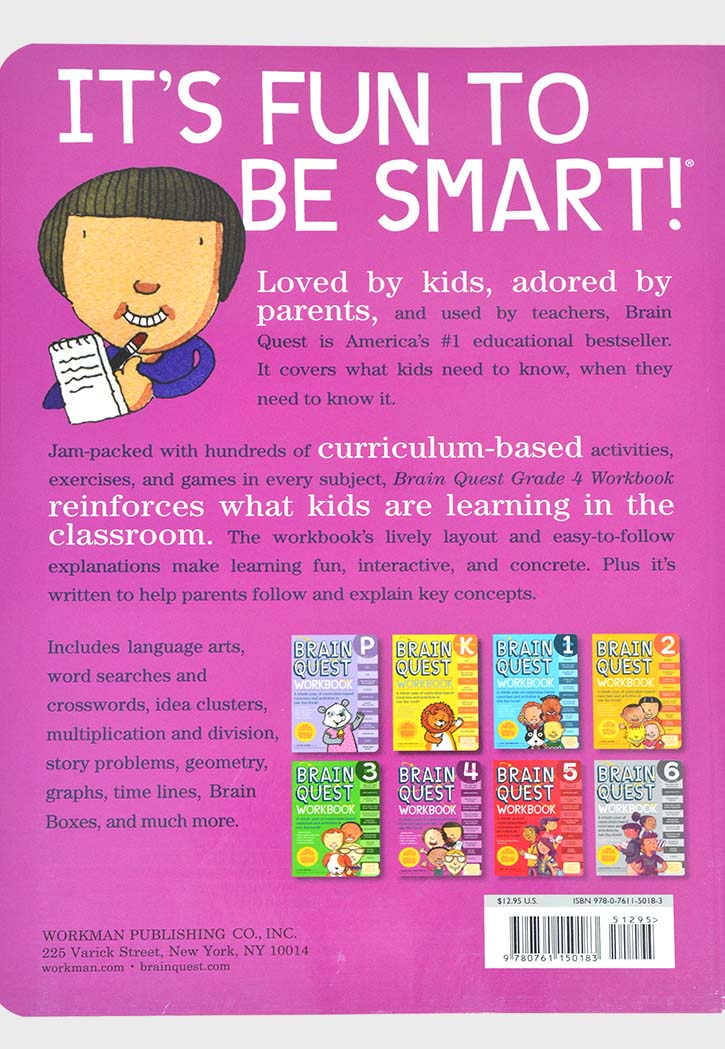 Brain Quest Workbook: Grade 4